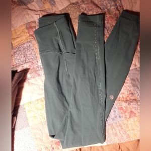 Lululemon  leggings speed high rise, 0, jade green